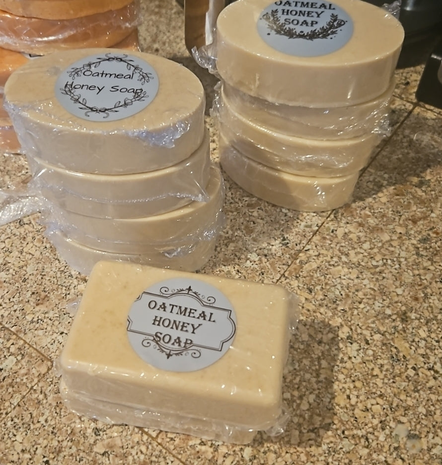 Creamy Oatmeal Honey Soap